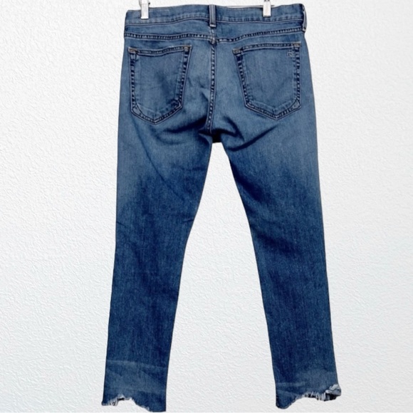 rag & bone Dre Ankle Slim Boyfriend Halsey with Holes SZ 26 - Picture 5 of 9